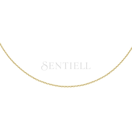 Łańcuszek srebrny pr.925 ankier zbijany Ø 030 pozłacany