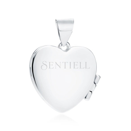 Srebrna zawieszka pr.925 Otwierane puzderko serce