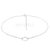 Srebrny naszyjnik pr.925 choker z kółkiem