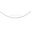 Łańcuszek srebrny 925 ankier diamentowany