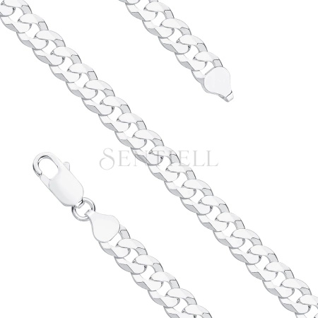 Bransoletka - pancerka diamentowana płaska pr. 925 Ø 180