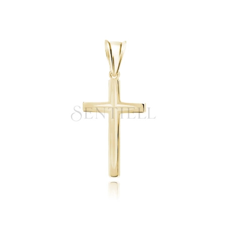 Srebrny (pr.925) pozłacany krzyżyk