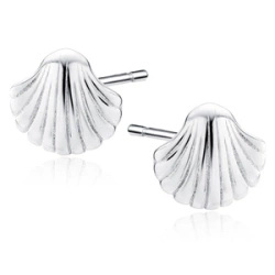 Srebrne kolczyki pr.925 - muszelki