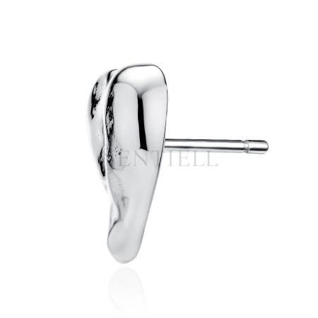 Srebrne kolczyki pr.925 w kształcie serca