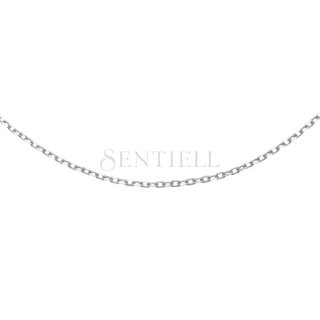 Łańcuszek srebrny 925 ankier diamentowany