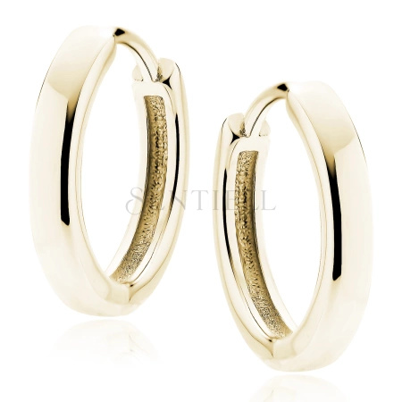 Srebrne pr.925 pozłacane kolczyki