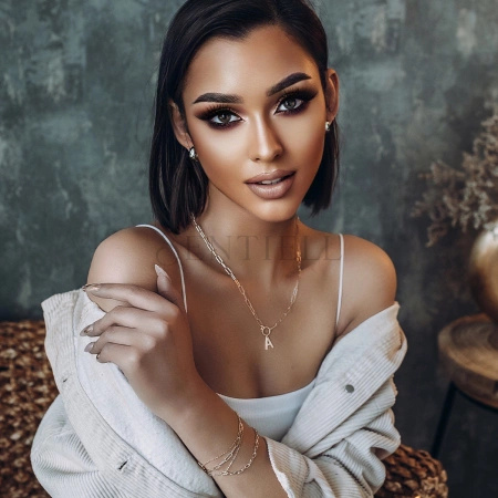 Srebrne pozłacane kolczyki pr.925 - rozszerzane kółka