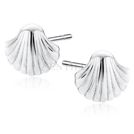 Srebrne kolczyki pr.925 - muszelki